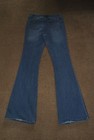 1822 Denim Women’s Size 6 Light Wash Flare Jeans Raw Hem Stretch Boho Y2K — photo 8