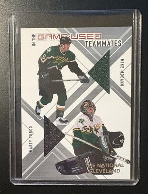 MIKE MODANO/MARTY TURCO 2002 BAP ITG Game Used Teammates CLEVELAND NATIONAL 1/1