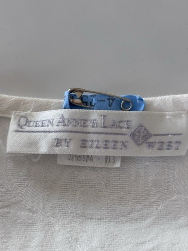 Top pigiama Queen Anne’s Lace di Eileen West VINTAGE raro da trovare taglia L. �� - Foto 7 di 12