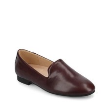 Journee Collection Ishani Womens Oxblood Ballet Flats Size 9M Comfort New Box
