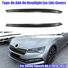Scheinwerferblenden Carbon Look Augenbrauen Trim Für Skoda Superb B8.5 2019-2022