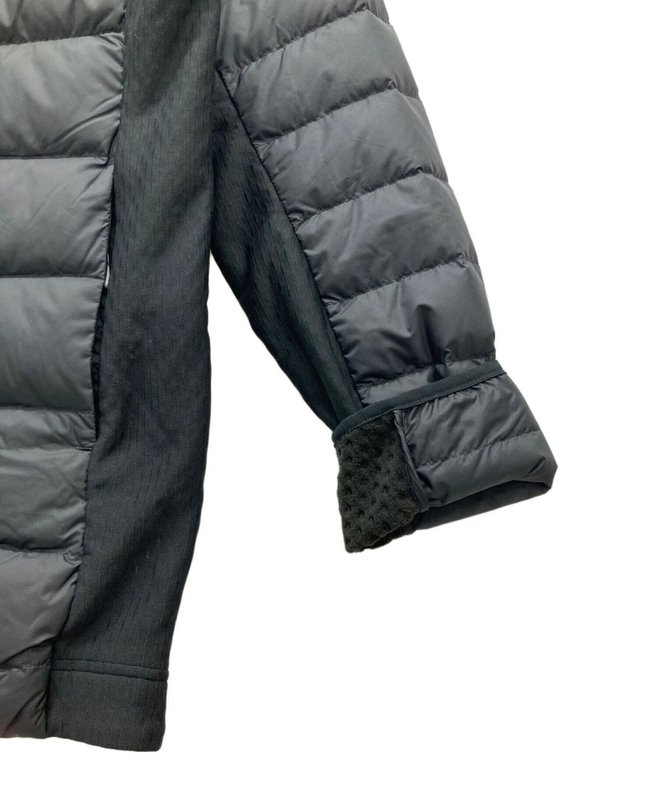 adidas Full Zip Down Jacket with Chest Pocket Men's Size M Black - product detail image 5