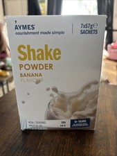 Aymes Banana Shake 7 x 57g Sachets (8 Boxes) Best Before 05/27