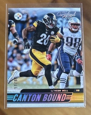 2017 Certified Cuts Canton Bound Silver Holo Le'Veon Bell #58/99 Steelers SP