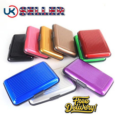 RFID Block Aluminium Credit Card Holder Security Wallet Business Case Travel UK