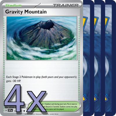 #ad #ad 4x Gravity Mountain NM Playset Trainer x4 Pokemon TCG $2.00