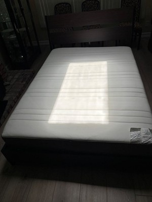J5301　IKEA　TRYSIL マットレス付ベッドフレーム　クリーニング済　【リユースのサカイ柏店】 イケア TRYSIL トリスィル ベッドフレーム - 通販 | 家具とインテリア