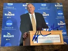 JIM CALHOUN Signed 4x6 Photo UCONN Connecticut HUSKIES Basketball Coach