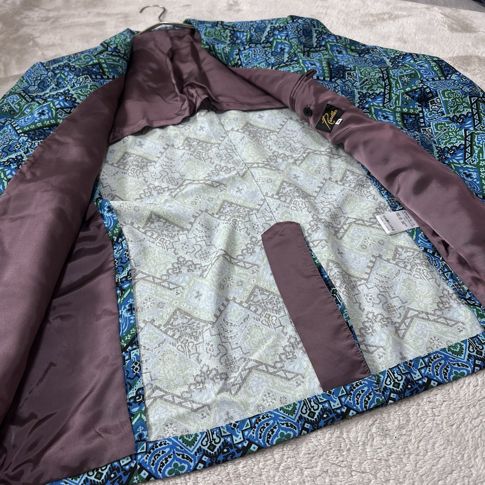 needles All-over pattern tailored jacket - image 7