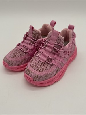 Kids Sneakers Girls Running Shoes Lightweight Outdoor Tennis Shoes 10 Pink New