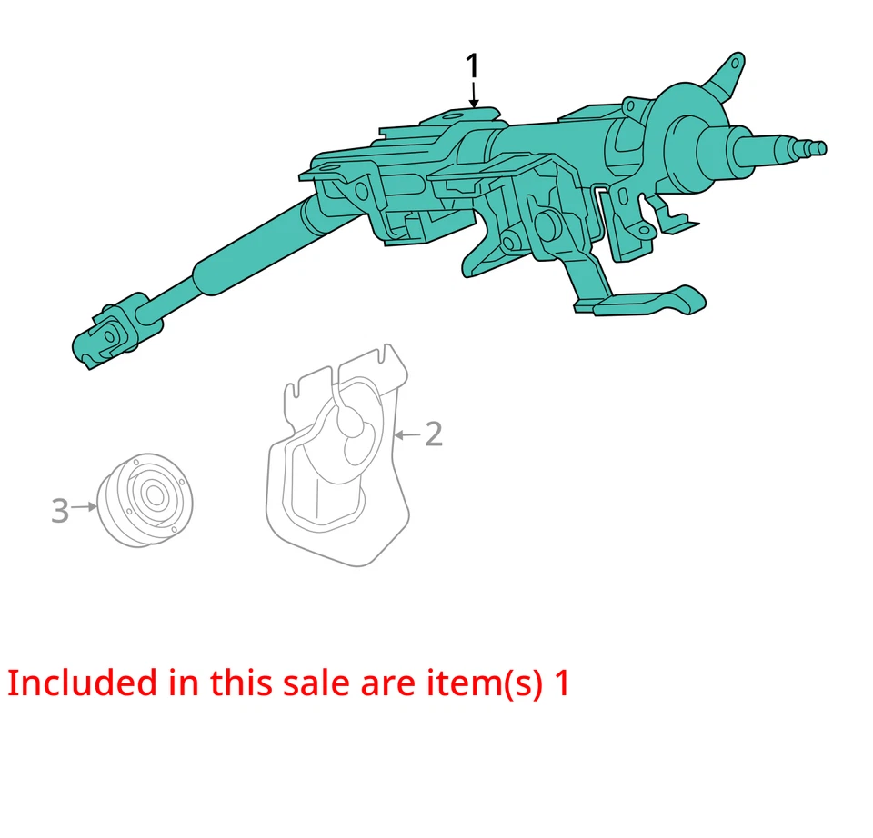 Columna de dirección inclinable encendido convencional compatible con 10-12 MAZDA CX-7 9764598 Foto 4 de 4