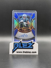 Tetairoa McMillan 2025 Panini Select Rookie Signatures Blue Prizm /149 #RSI-TMN