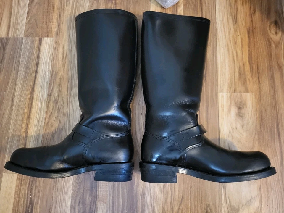 Chippewa Law Enforcement Police Sheriff Motorcycle Leather Boots #71418 - Image 2 of 4