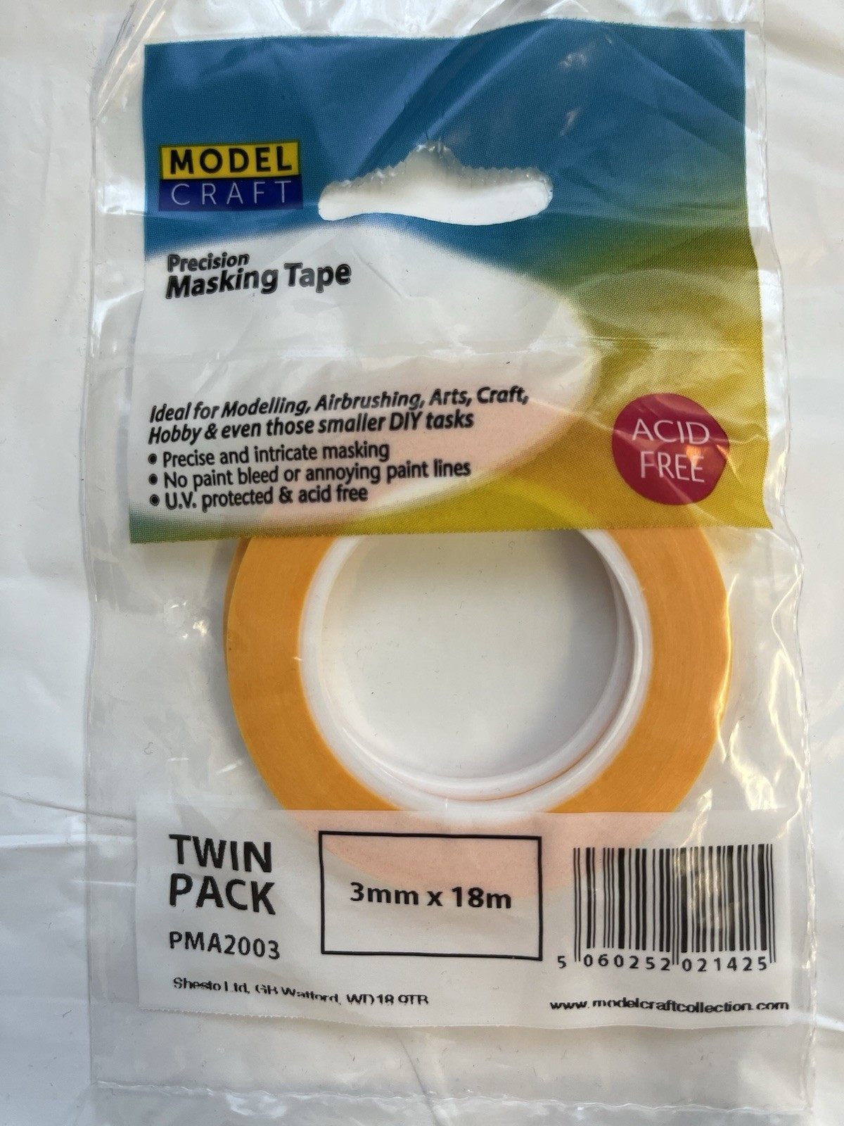 Model Craft Precision Masking Tape 3mm x 18m - Twin Pack - Image 3