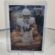 Michael Wilson Panini Prizm FOTL Navy Camo /25 Sick Card