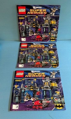 LEGO DC Superheroes #6860 - The Batcave - Manual/Instructions ONLY