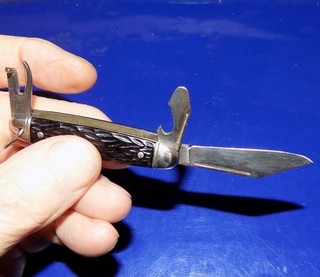 Beautiful Vintage Hammer Brand U.S.A. Miniature Scout/Camp Knife