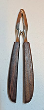 Vintage Stainless Steel & Wood Nutcracker; Mid-Century; Japan