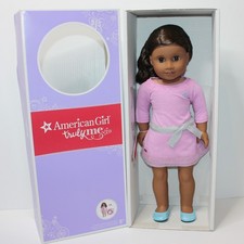 American Girl Just Like You 46 Doll in Lilac Dress with Brown Hair  Eyes