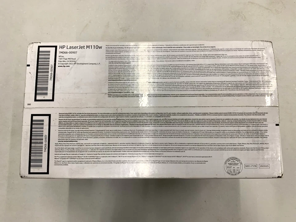 NEW HP LaserJet M110w Wireless Monochrome Black & White Laser Printer - Image 4 of 4