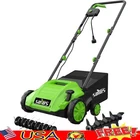 Electric Lawn Dethatcher Scarifier 12AMP 2in1 Adjustable Depth Collection Bag US