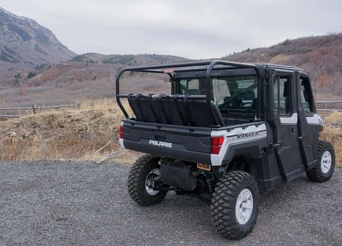 UTVMA '18-'25 Polairs Ranger XP 1000 Rear Seat & Roll Cage Kit W/ Pink Harness's - Picture 2 of 6