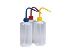 Techni-Pro 631PR010 - Wash Bottles, 500 mL, 3-Pack, Red, Yellow, Blue Caps