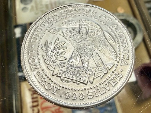 🪙🚀 BU .9999 SILVER TRADE UNIT ONE TROY OUNCE NWTM Round American Eagle Scales