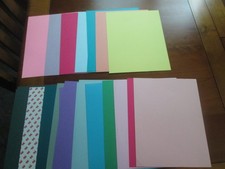 CREATIVE MEMORIES - 8 1/2 x 11 PAPER - 18 VARIOUS COLORS - 25 SHEETS - NEW
