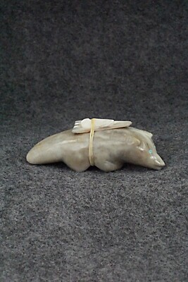 Badger Zuni Fetish Carving - Delvin Leekya