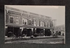 LMH Postcard BIRMINGHAM Michigan 1911 Woodward Maple St Blakeslee Hardware