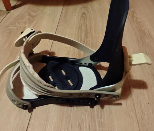 Lamar Snowboard Bindung weiss blau gebraucht - Bild 5 von 5