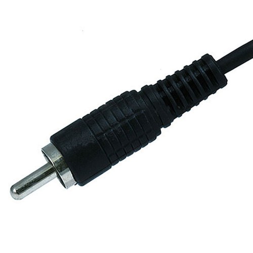 2 Pcs 25FT RCA Male to Female Single Phono Audio Extension Cable Cord Black - Picture 2 of 3