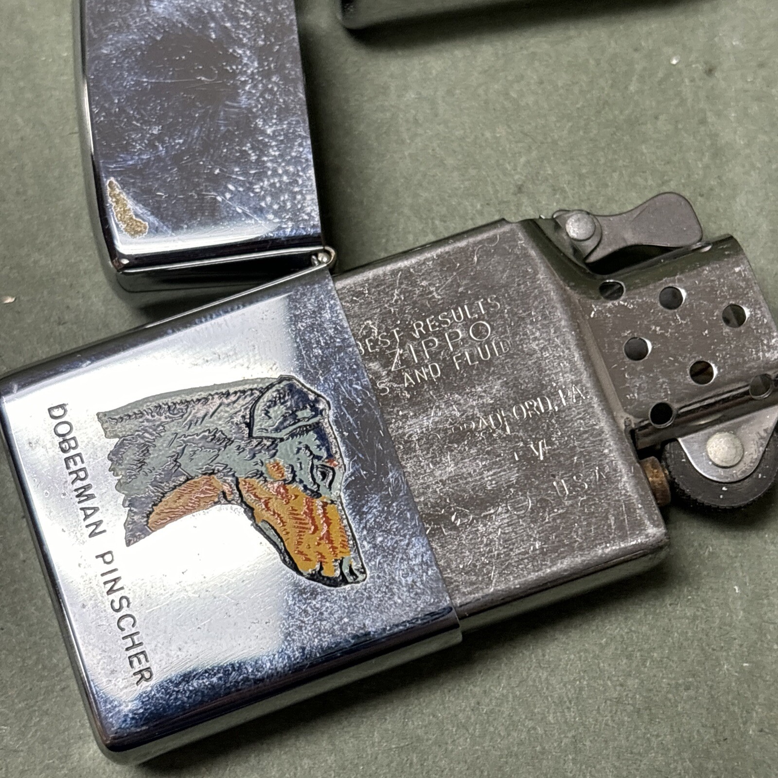 2zippo, Dog Lighters Boxer, Doberman Pincher Dogs eBay