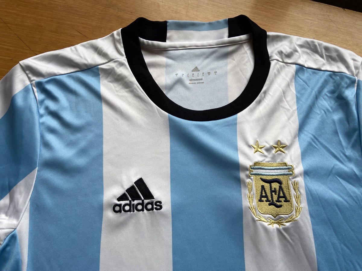 ARGENTINA 2016 2017 HOME FOOTBALL SHIRT SOCCER JERSEY ADIDAS