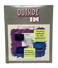 OUTSIDE IN Windows Clipboard for DOS Applications DATA Transfer Software Vintage