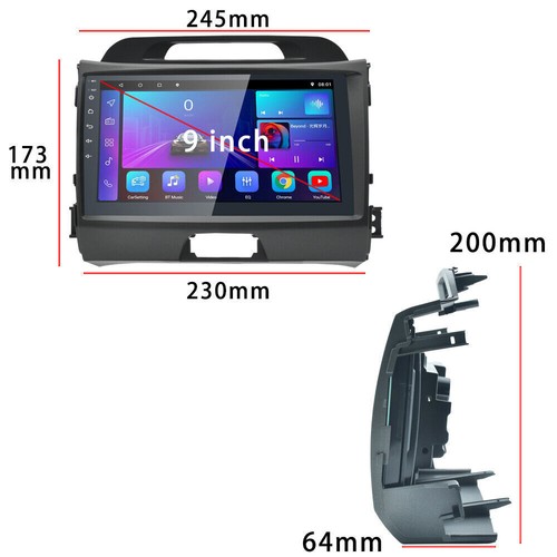 Android 13.0 For KIA Sportage 3 2010-2016 Car Radio Stereo Carplay Navi GPS 32G - Picture 20 of 22