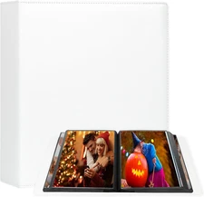 8X10 Photo Album 152 Pockets Holds 152 Photos, Large Capacity Leather