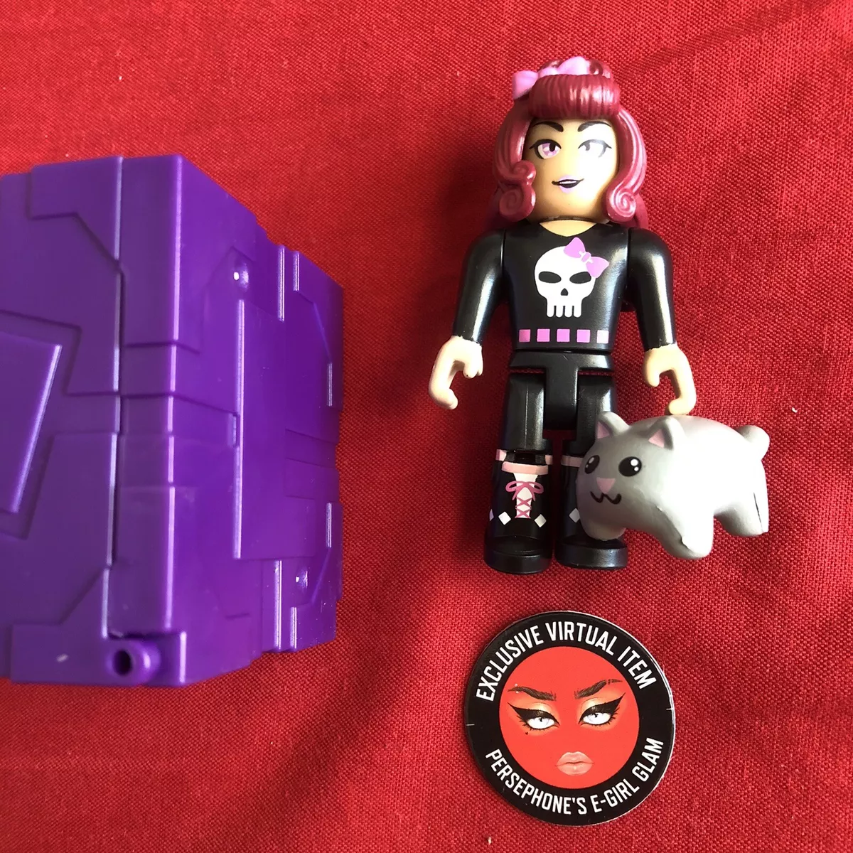 Roblox Toy Code Action Series 11 Persephone's E-Girl Glam Sent By Messages