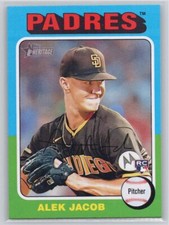 2024 Topps Heritage #184 Alek Jacob San Diego Padres RC