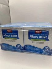 Allergy Relief 30 Tablets Each Bottle Lot Of 6