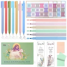 XKDOUS Bible Study Supplies Journaling Kit for Women, Kit, 12...