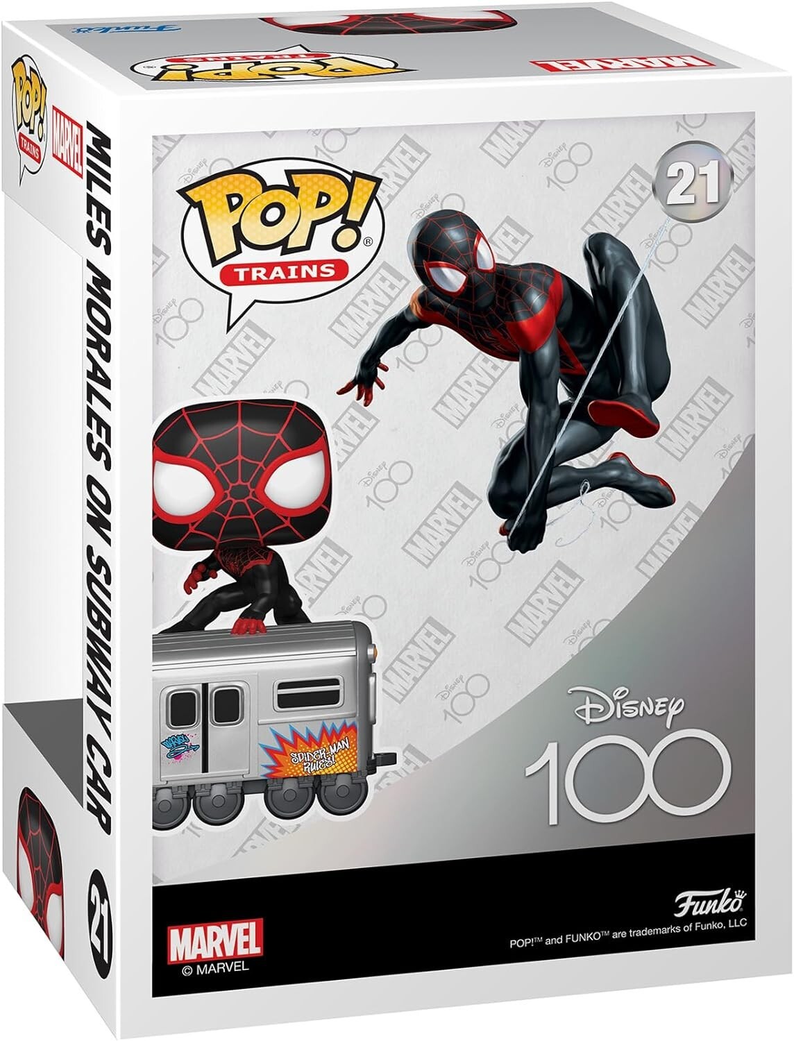 Thumbnail - Funko Pop Spider Man Trains Disney 100 Miles Morales Spiderman 21