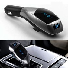 Car Kit Handsfree Wireless Bluetooth FM Transmitter LCD MP3 Player USB Charger
