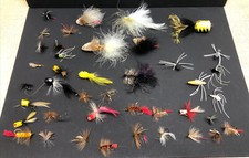 41 Fly Fishing Flies Fresh Salt Water W/Shamrock Flies Pocket Case