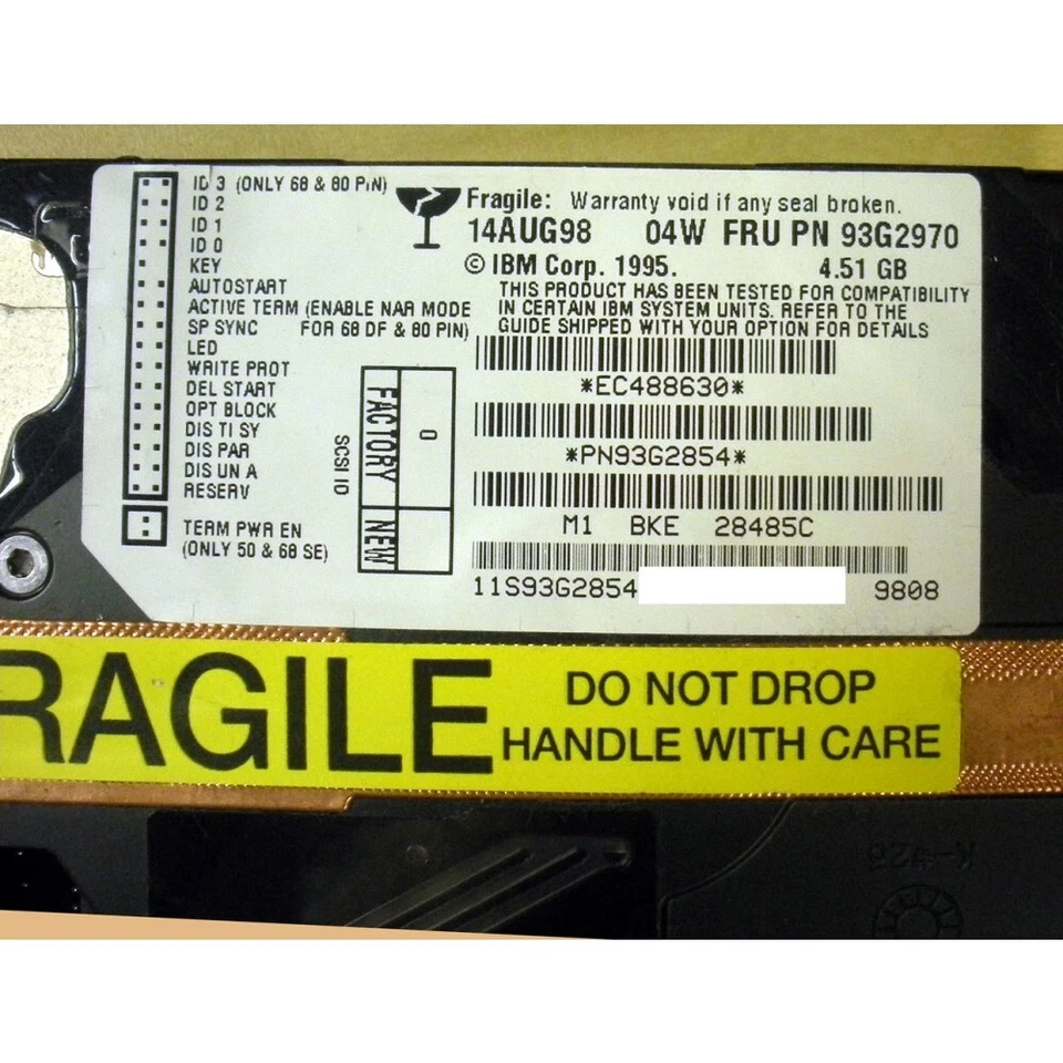IBM 3000-701X 4.5GB F/W 1in Hard Drive Disk - Image 3 of 3
