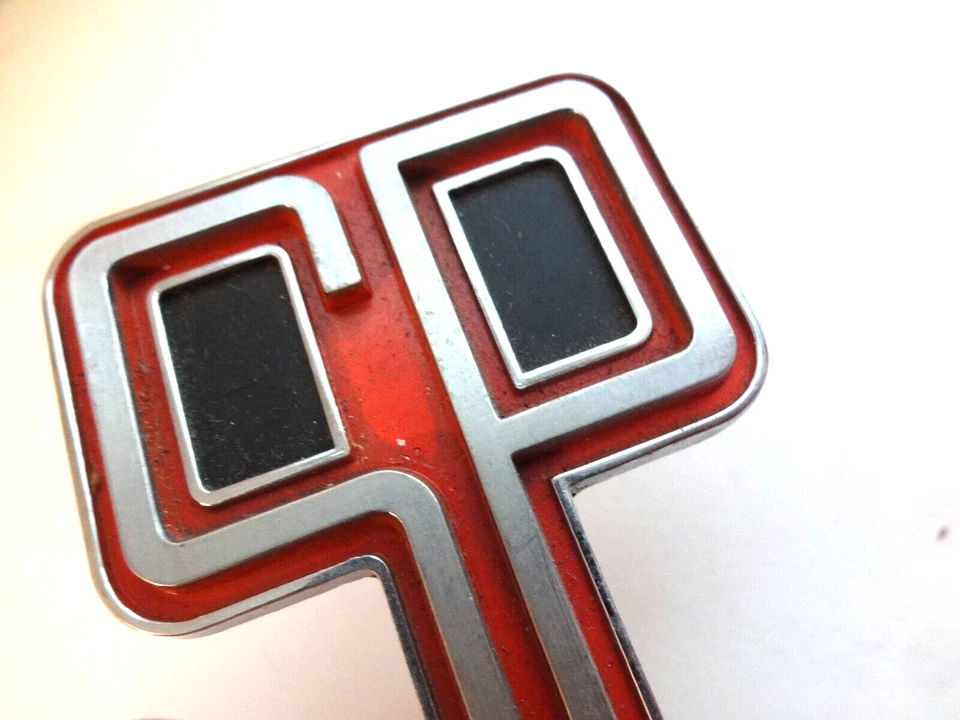 NOS 1975 1976 1977 ? GMC SPRINT "SP" GRILL GRILLE EMBLEM SCRIPT ORNAMENT 364498 - Image 2 of 4