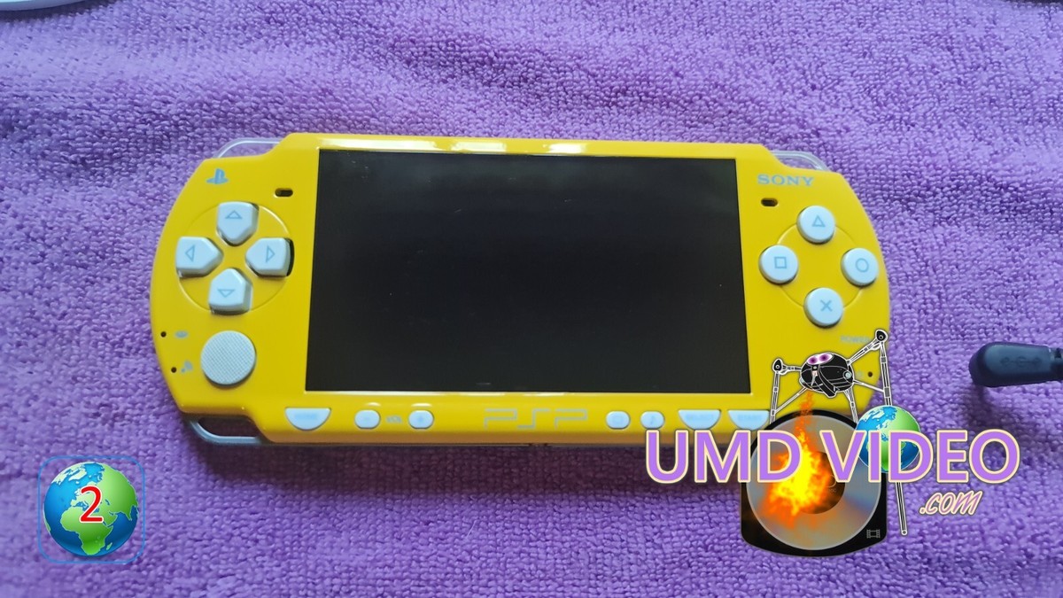 PSP 2003 Yellow Console - The Simpsons Limited Ed 03-27402569