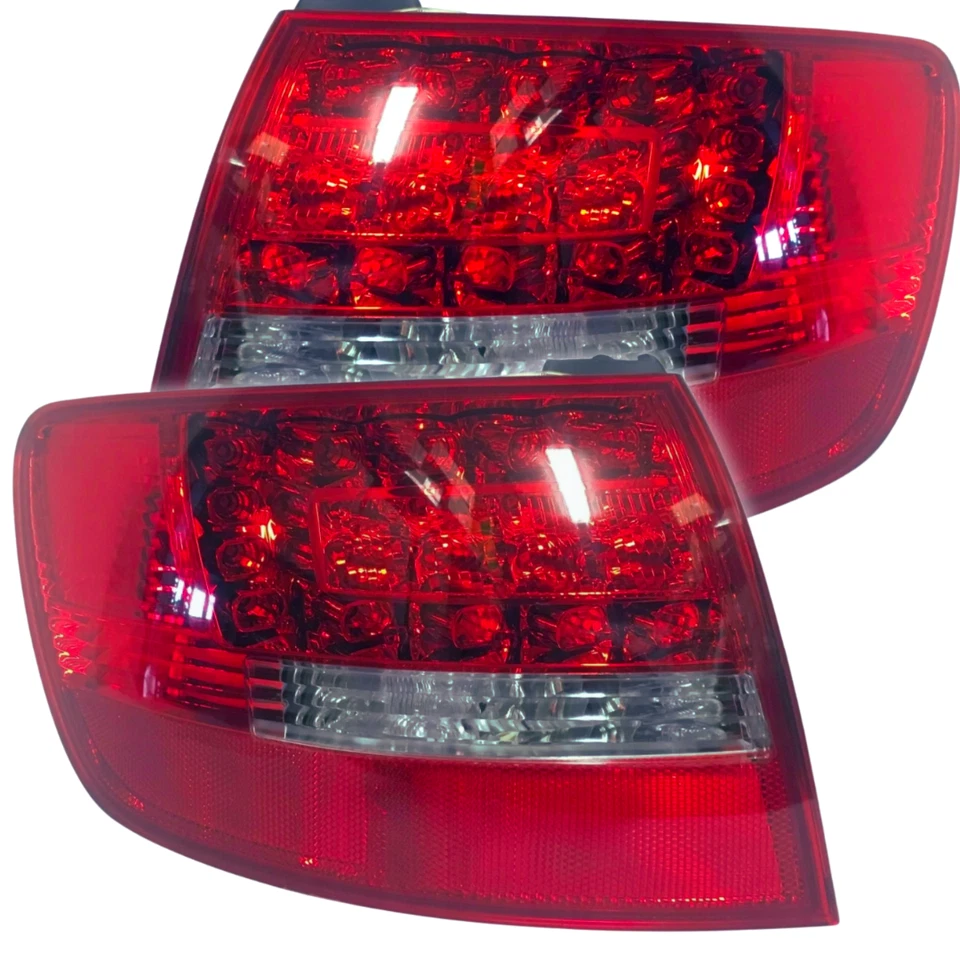 Valeo Rückleuchten Set rechts und links für Audi A6 C6 Kombi 08-11 LED Rot Weiß - Bild 2 von 4