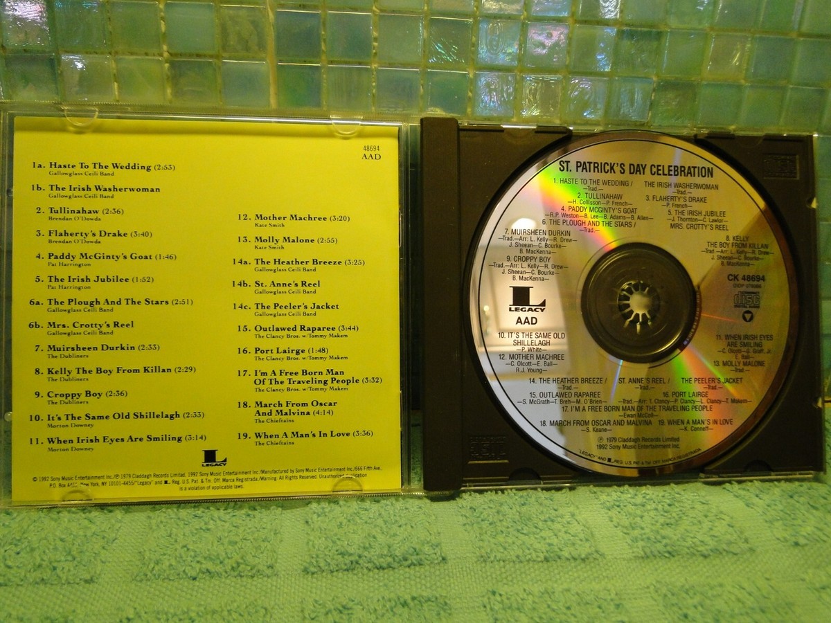 St. Patrick's Day Celebration CD -EXTRA CDs SHIP FREE | eBay